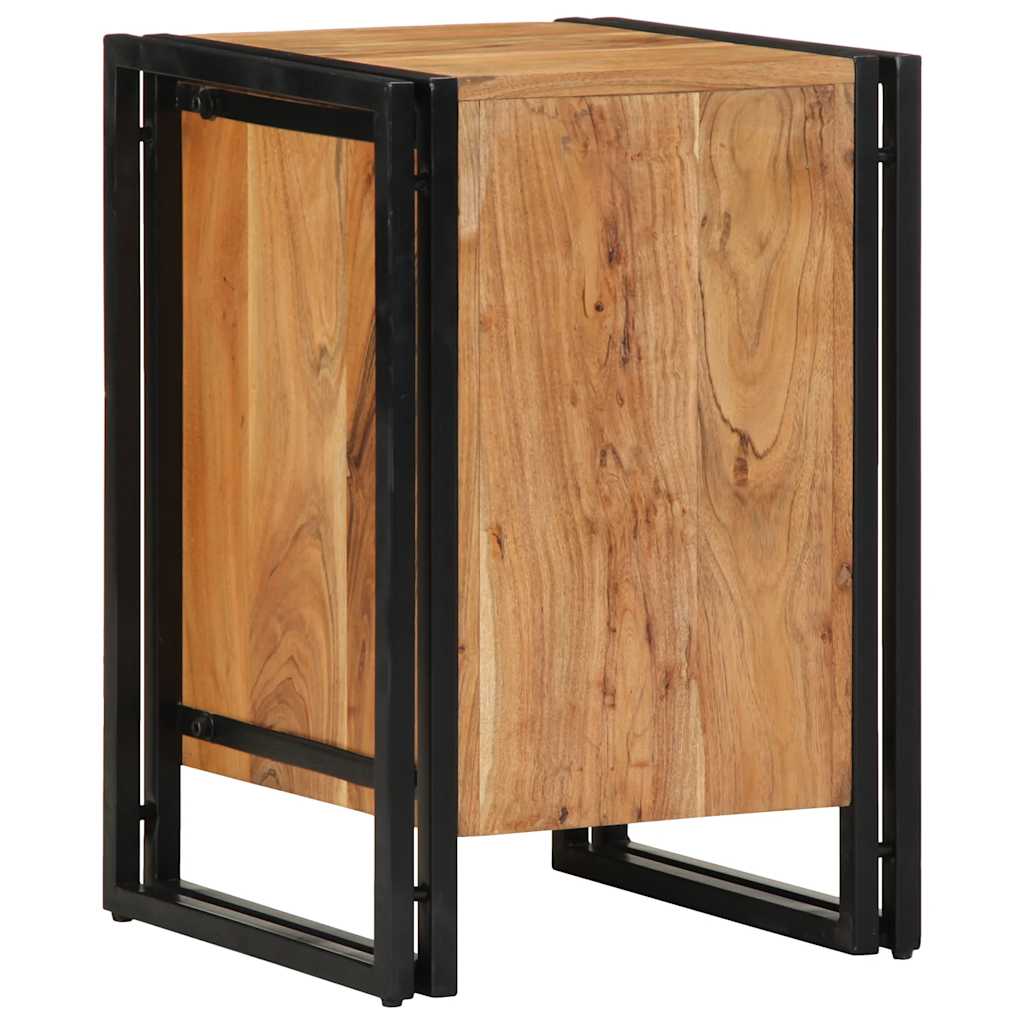 Nachttisch 40x40x59 cm Massivholz Akazie