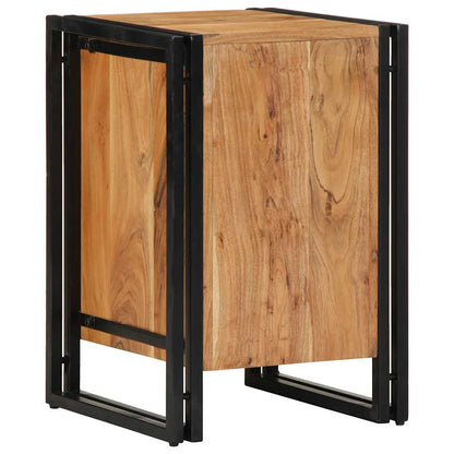 Nachttisch 40x40x59 cm Massivholz Akazie