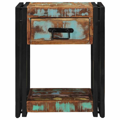 Nachttisch 2 pcs 40 x 40 x 50 cm recyceltes Massivholz