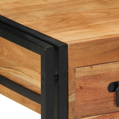 Nachttisch 2 pcs Braun 40 x 40 x 50 cm Akazie Massivholz