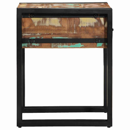 Beistelltisch Mehrfarbig 40 x 40 x 50 cm recyceltes Massivholz