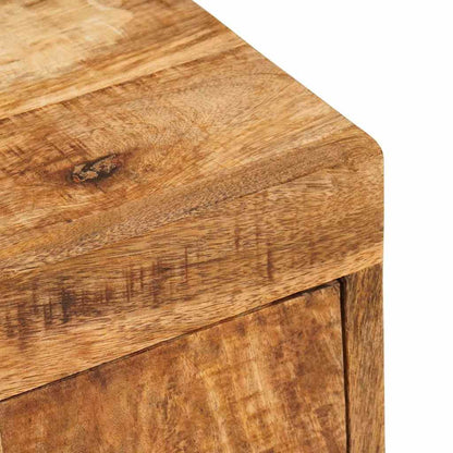 Nachttisch 2 pcs Braun 35 x 33 x 48 cm Massivholz Mango