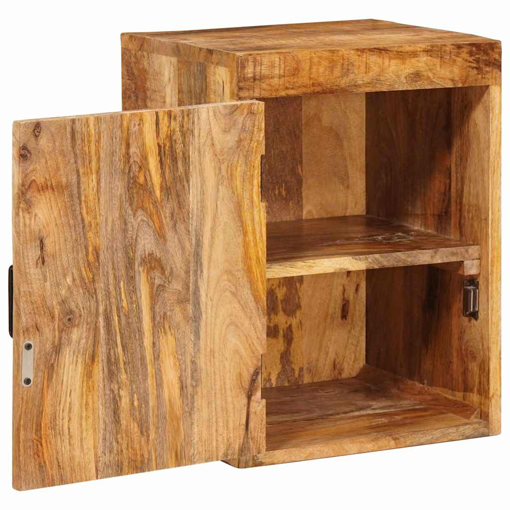 Nachttisch 2 pcs Braun 35 x 33 x 48 cm Massivholz Mango