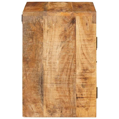 Nachttisch 2 pcs Braun 35 x 33 x 48 cm Massivholz Mango