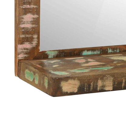 Badezimmer Spiegel Braun 50 x 22 x 70 cm Massivholz recycelt