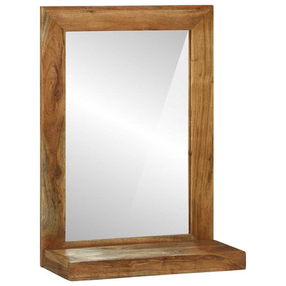 Badezimmer Spiegel Braun 50 x 22 x 70 cm Massivholz Akazie