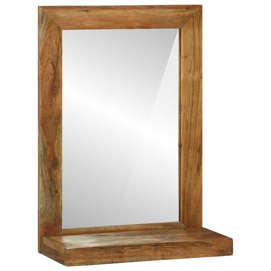 Badezimmer Spiegel Braun 50 x 22 x 70 cm Massivholz Akazie
