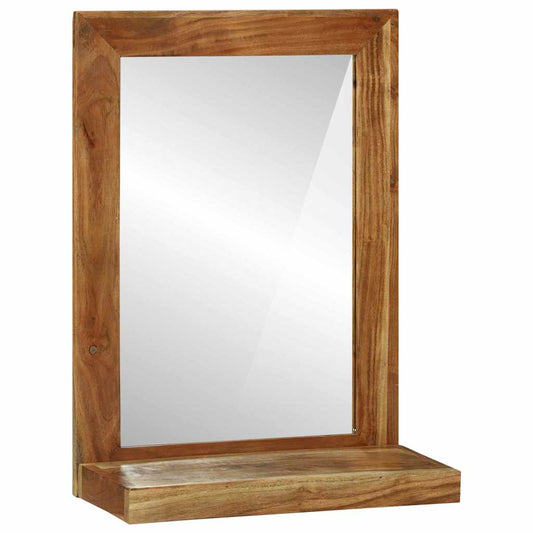 Badezimmer Spiegel Braun 50 x 22 x 70 cm Massivholz Akazie