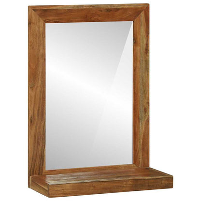 Badezimmer Spiegel Braun 50 x 22 x 70 cm Massivholz Akazie