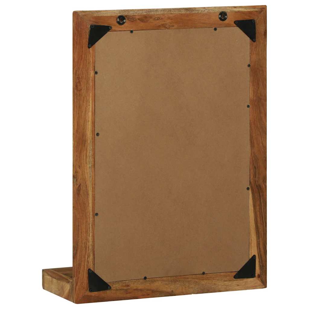 Badezimmer Spiegel Braun 50 x 22 x 70 cm Massivholz Akazie
