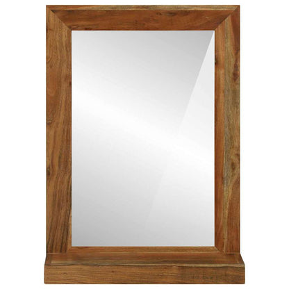 Badezimmer Spiegel Braun 50 x 22 x 70 cm Massivholz Akazie