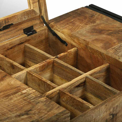 Frisiertische Braun 90 x 50 x 75 cm Massivholz Mango