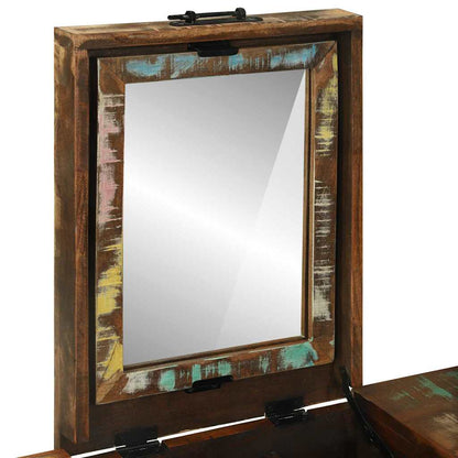 Frisiertische Mehrfarbig 90 x 50 x 75 cm Massivholz Altholz