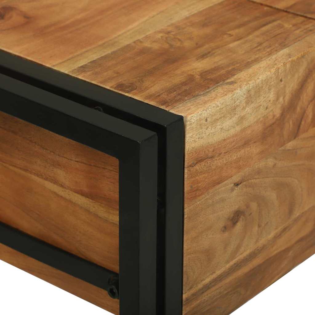 Frisiertische Braun 90 x 50 x 75 cm Massivholz Akazie