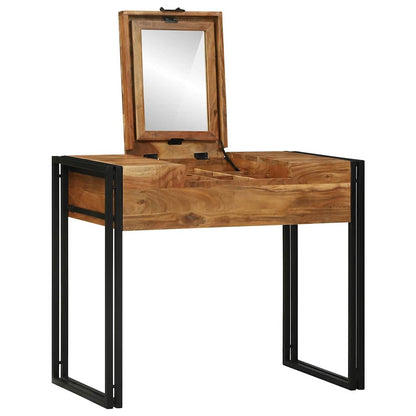Frisiertische Braun 90 x 50 x 75 cm Massivholz Akazie