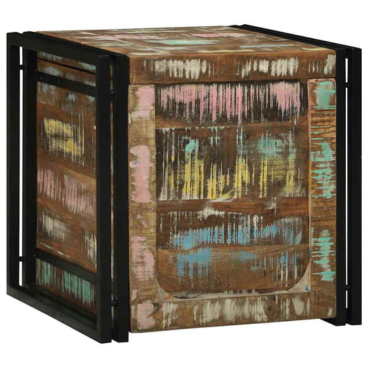 Aufbewahrungs-Truhen 50 x 50 x 50 cm Massivholz Altholz