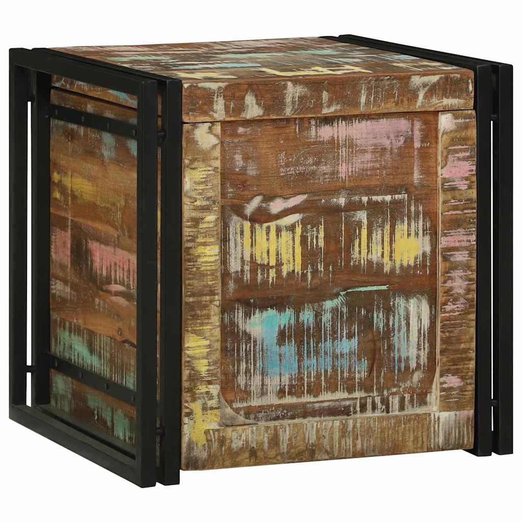 Aufbewahrungs-Truhen 50 x 50 x 50 cm Massivholz Altholz