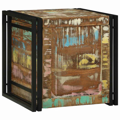 Aufbewahrungs-Truhen 50 x 50 x 50 cm Massivholz Altholz