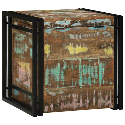 Aufbewahrungs-Truhen 50 x 50 x 50 cm Massivholz Altholz