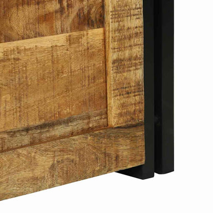 Aufbewahrungsbox 40 x 40 x 40 cm massives Mangoholz