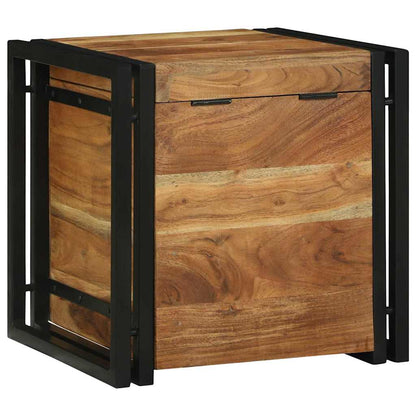 Aufbewahrungs-Truhen 40 x 40 x 40 cm Massivholz Akazie