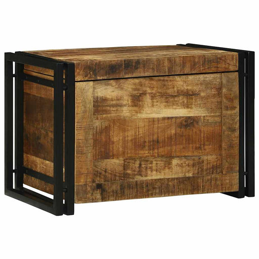 Aufbewahrungsbox 60 x 40 x 41 cm massives Mangoholz