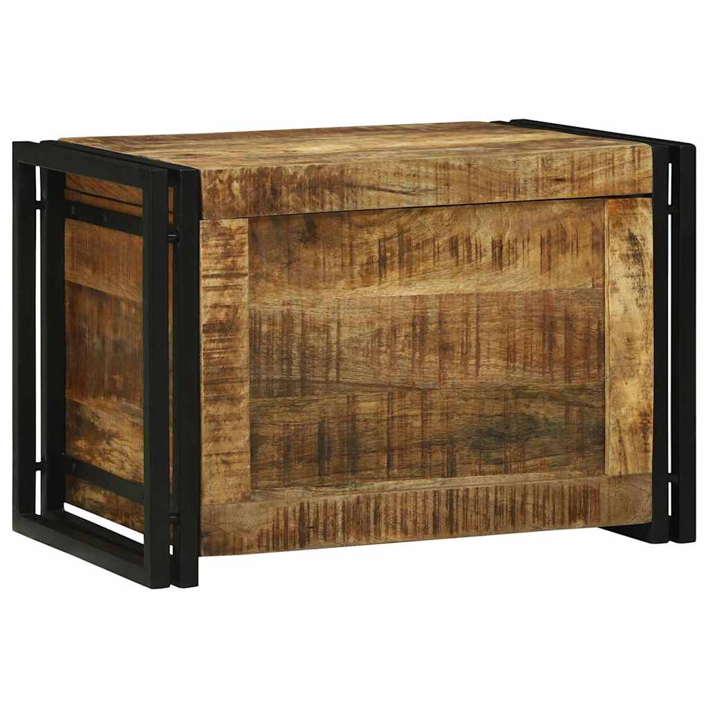Aufbewahrungsbox 60 x 40 x 41 cm massives Mangoholz