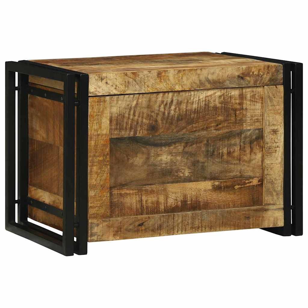 Aufbewahrungsbox 60 x 40 x 41 cm massives Mangoholz