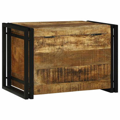 Aufbewahrungsbox 60 x 40 x 41 cm massives Mangoholz