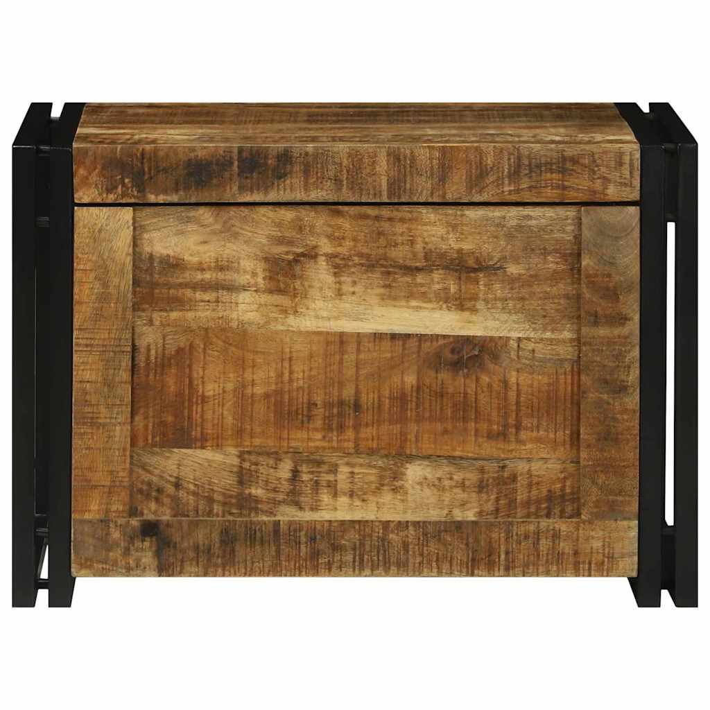 Aufbewahrungsbox 60 x 40 x 41 cm massives Mangoholz