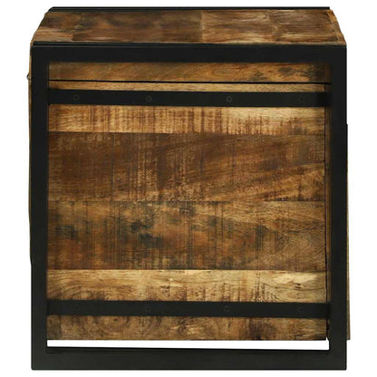 Aufbewahrungsbox 60 x 40 x 41 cm massives Mangoholz