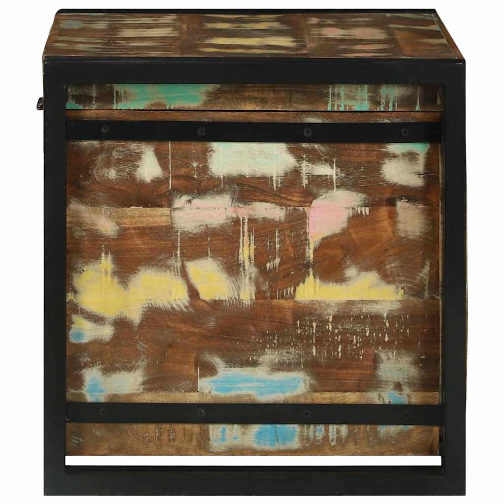 Aufbewahrungsbox Braun und Schwarz 60 x 40 x 41 cm Altholz