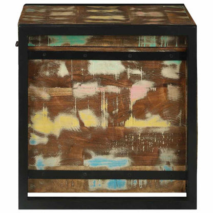 Aufbewahrungsbox Braun und Schwarz 60 x 40 x 41 cm Altholz