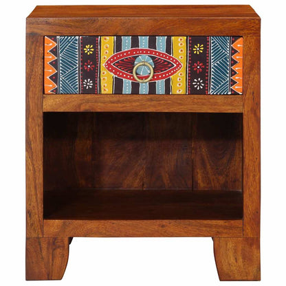 Nachttisch 2 Stk. 40x35x45 cm Massivholz Akazie
