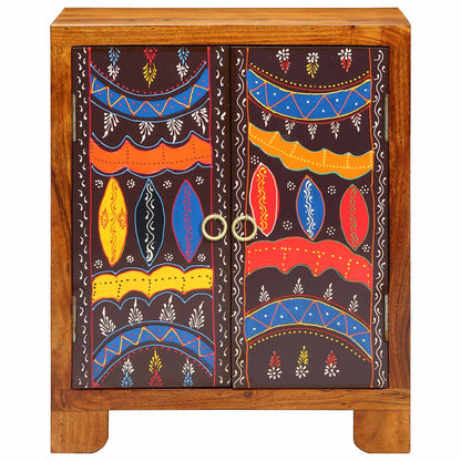 Sideboard Mehrfarbig 50x35x60 cm Massivholz Akazie