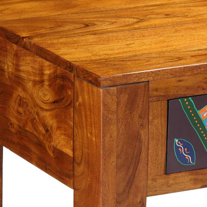 Schreibtisch Braun 110 x 50 x 73 cm Massivholz Akazie