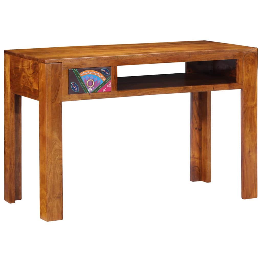 Schreibtisch Braun 110 x 50 x 73 cm Massivholz Akazie