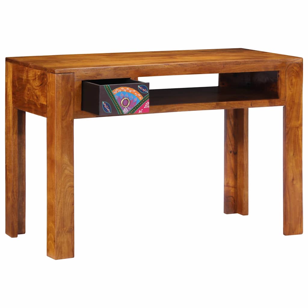 Schreibtisch Braun 110 x 50 x 73 cm Massivholz Akazie