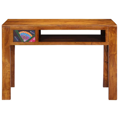 Schreibtisch Braun 110 x 50 x 73 cm Massivholz Akazie