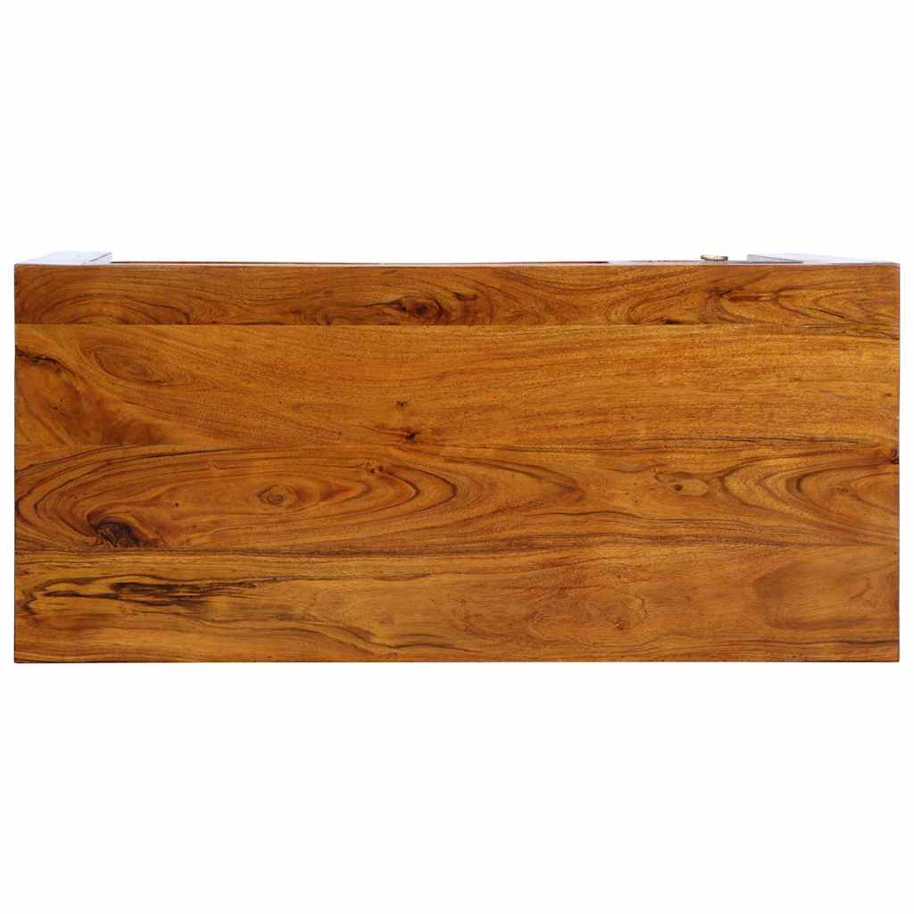 Schreibtisch Braun 110 x 50 x 73 cm Massivholz Akazie