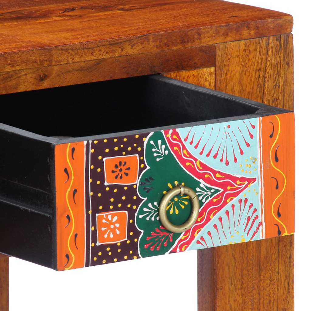 Schreibtisch Braun 100 x 50 x 75 cm Massivholz Akazie