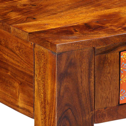 Schreibtisch Braun 100 x 50 x 75 cm Massivholz Akazie
