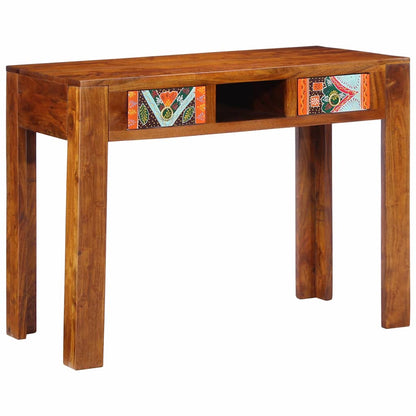 Schreibtisch Braun 100 x 50 x 75 cm Massivholz Akazie