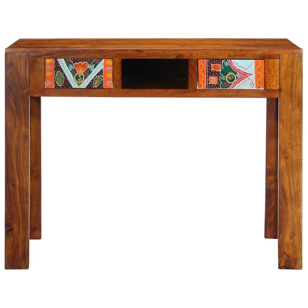 Schreibtisch Braun 100 x 50 x 75 cm Massivholz Akazie