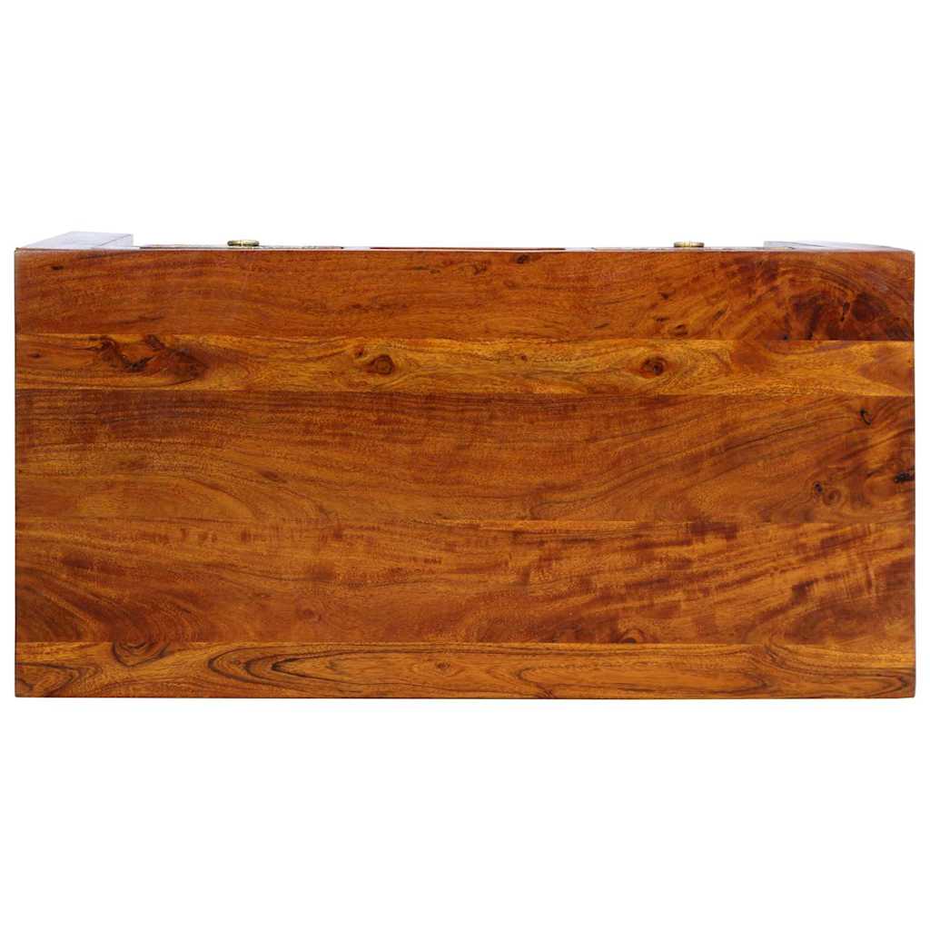 Schreibtisch Braun 100 x 50 x 75 cm Massivholz Akazie