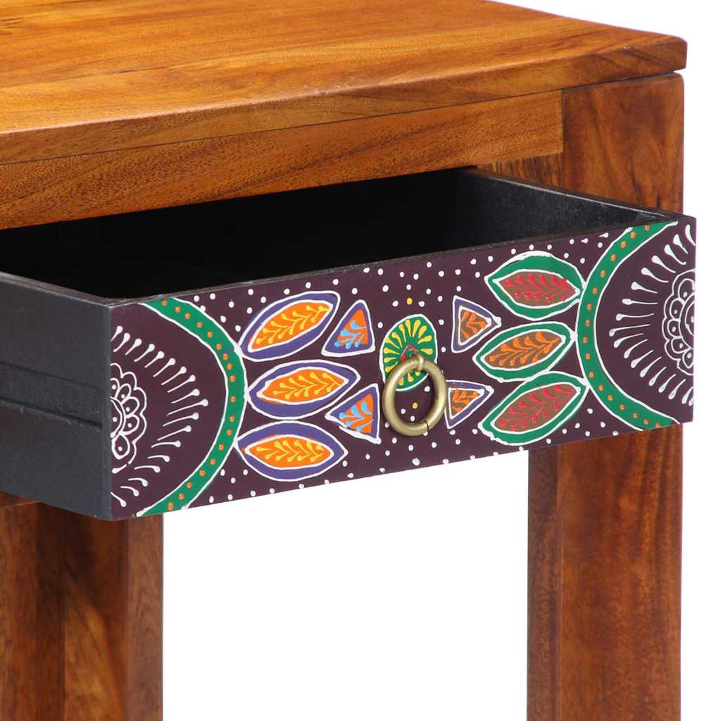 Schreibtisch Braun 100 x 50 x 75 cm Massivholz Akazie