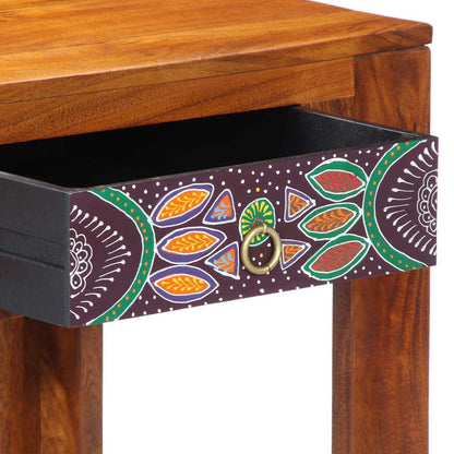 Schreibtisch Braun 100 x 50 x 75 cm Massivholz Akazie