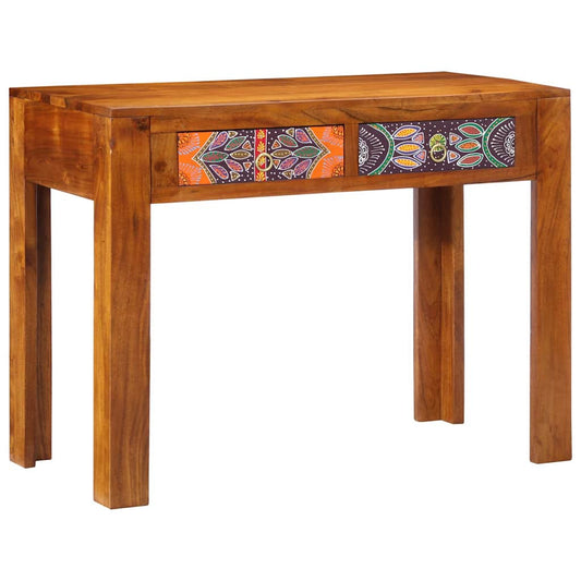 Schreibtisch Braun 100 x 50 x 75 cm Massivholz Akazie