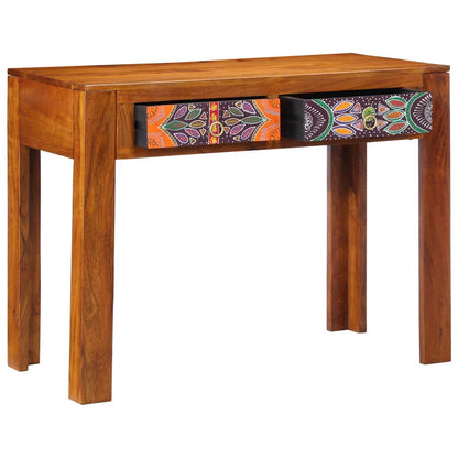 Schreibtisch Braun 100 x 50 x 75 cm Massivholz Akazie