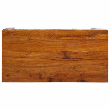 Schreibtisch Braun 100 x 50 x 75 cm Massivholz Akazie
